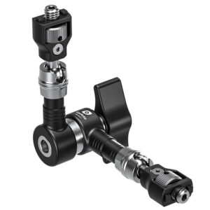 Leofoto AM-5 Kit Versa Magic Arm "Heavy-Duty" | Anti-Twist Adapter | 1/4th and 3/8" Mounting Screws