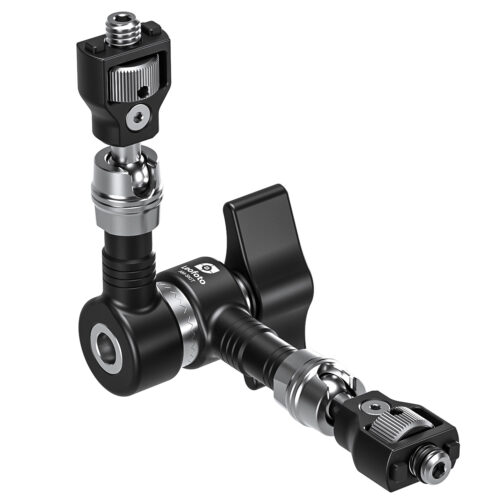Leofoto AM-5 Kit Versa Magic Arm "Heavy-Duty" | Anti-Twist Adapter | 1/4th and 3/8" Mounting Screws