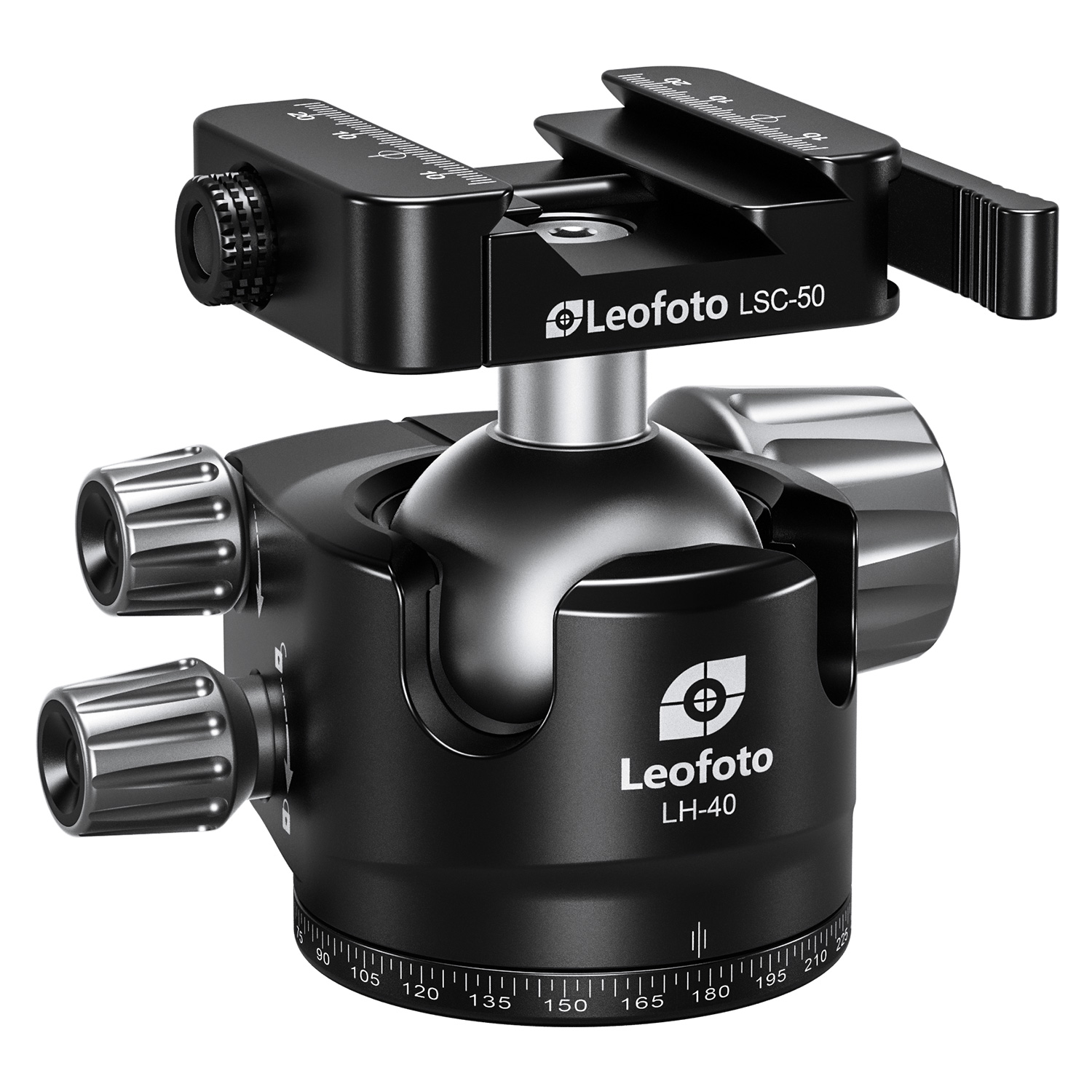 Leofoto LH-40SC Lever-Release Hybrid Clamp Ball Head for Shooting/Hunting
