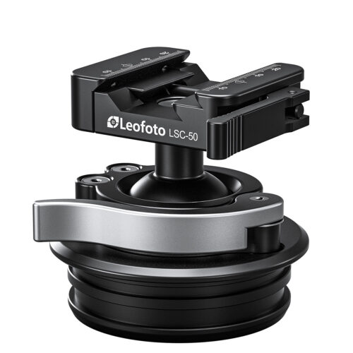 Leofoto STB-75 -Version Rapid Lever-Lock Outdoors Ball Head with Integrated 75mm Bowl Adapter | Arca & Picatinny
