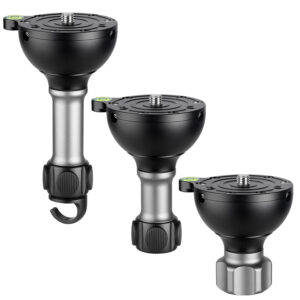Leofoto YB-75LP / YB-75MP / YB-75SP | Leveling Base with Handle for 75mm Bowl | 3/8"