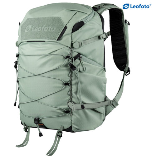 Leofoto All-in-One Travel & Photography Camera Backpack – 25L in Black, Yellow, and Green